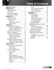 Optoma HD91 User Manual