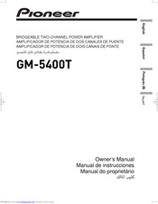 Pioneer GM-3400T Owner's Manual