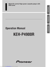Pioneer KEH-P4900R Operation Manual