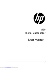 Hp t250 User Manual