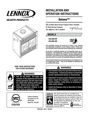 Lennox SOLANA SOLANA-BN Installation And Operation Instructions Manual