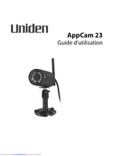 Uniden AppCam 23 Manual D'utilisation