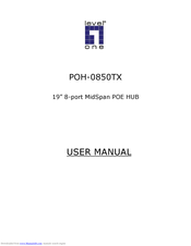 LevelOne POH-0850TX User Manual