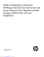HP S16 Safety And Regulatory Information Manual