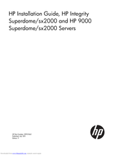 HP 9000 sx2000 Installation Manual