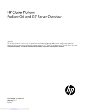 HP ProLiant G7 Overview