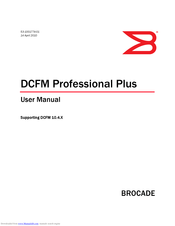 Brocade Communications Systems DCFM Professional Plus User Manual