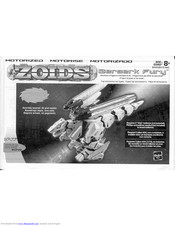 HASBRO ZOIDS BERSERK FURY Instructions Manual