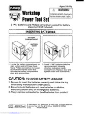 Playskool Power Tool Set Instructions