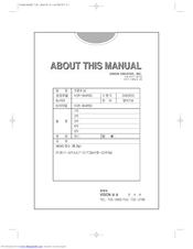 DAEWOO KOR-8A4R5S Operating Instructions & Cook Book