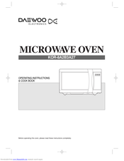 DAEWOO KOR-9GDA Operating Instructions & Cook Book