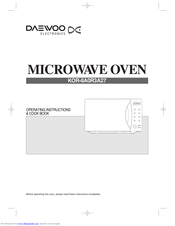 DAEWOO KOR-8A0R3A27 Operating Instructions & Cook Book