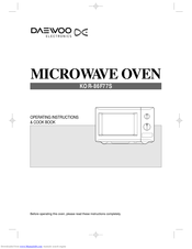 DAEWOO KOR-86F77S Operating Instructions & Cook Book