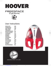 HOOVER freespace cyclonic User Instructions