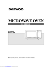 DAEWOO KOR-860AM Operating Instructions Manual