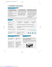 DAEWOO FR-860NA Installation Instructions Manual