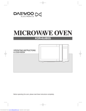 DAEWOO KOR-6L6B5S Operating Instructions & Cook Book