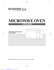 DAEWOO KOR-6L2B3S Operating Instructions & Cook Book