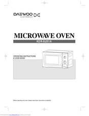DAEWOO KOR-6L051A Operating Instructions & Cook Book