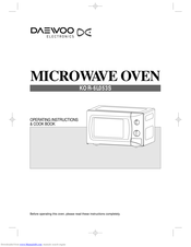 DAEWOO KOR-6L053S Operating Instructions & Cook Book