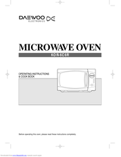 DAEWOO KOR-6C6R Operating Instructions & Cook Book