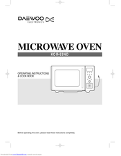 DAEWOO KOR-63ND Operating Instructions & Cook Book