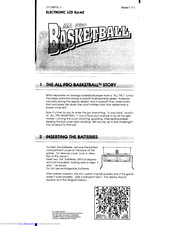 Tiger Electronics All Pro Basketball 7-717 Instructions Manual