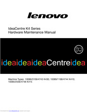 Lenovo 10089/1168/4744 Hardware Maintenance Manual