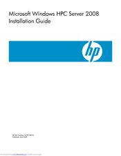 HP Cluster Platform Express Installation Manual