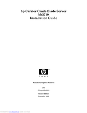 HP BH BH3710 Installation Manual