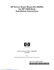 Hp Integrity cx2600 Installation Instructions Manual