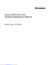 Lenovo IdeaPad S310 Hardware Maintenance Manual