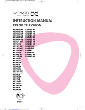 Daewoo KR29A7 Instruction Manual