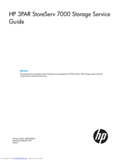 Hp 3PAR StoreServ 7200 2-node Service Manual