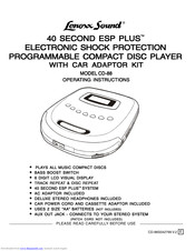Lenoxx Sound CD-88 Operating Instructions