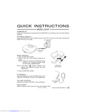 Lenoxx CD-87 Quick Instructions