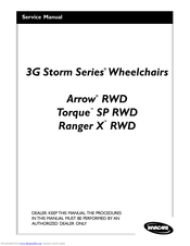 Invacare 3G Storm Arrow RWD Service Manual