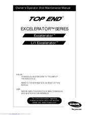 Invacare Top End Excelerator Owner's Operator And Maintenance Manual