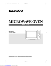 DAEWOO KOR-637V Operating Instructions Manual