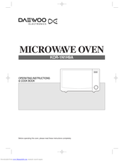 DAEWOO KOR-1N1H9A Operating Instructions & Cook Book