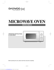 DAEWOO KOR-41951S Operating Instructions & Cook Book