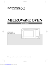 DAEWOO KOG-63GP Operating Instructions Manual