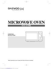 DAEWOO KOG-574RSL Operating Instructions Manual