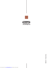 DeLonghi DEs02 series Instructions For Use Manual