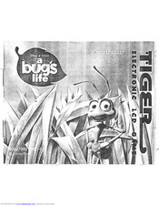 Tiger Electronics a Bug's Life Instructions Manual