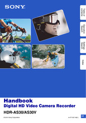 Sony HDR-AS30V Handbook