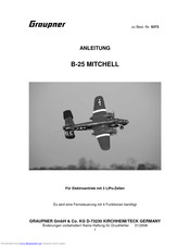 GRAUPNER B-25 MITCHELL Instructions Manual