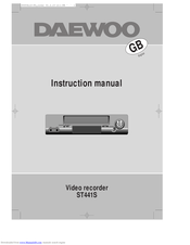 DAEWOO ST441S Instruction Manual