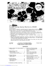 Singer 354 Instructions Manual