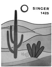 Singer 1425 Instruction Book